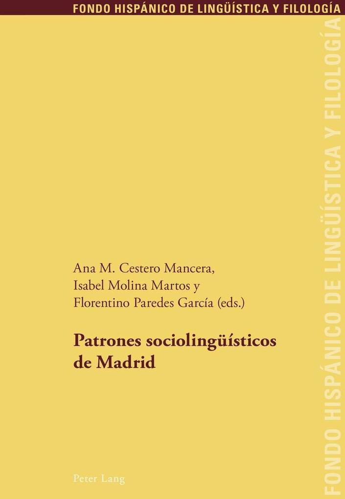 Patrones sociolingueisticos de Madrid