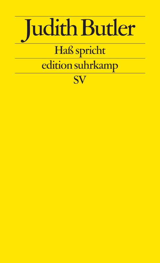 Haß spricht: Zur Politik des Performativen (edition suhrkamp) - Bild 7