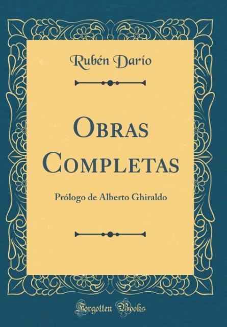 Obras Completas als Buch von Rubén Darío