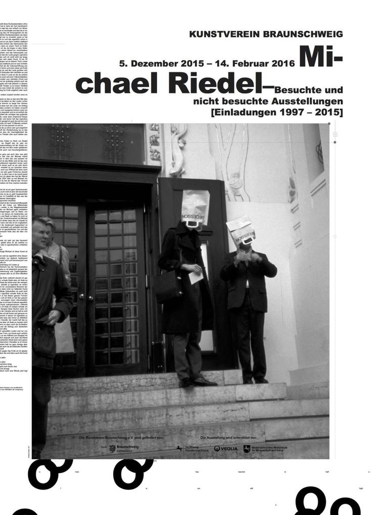 Michael Riedel. Besuchte und nicht besuchte Ausstellungen (2 Bände) als Buch von Michael Riedel - König, Walther