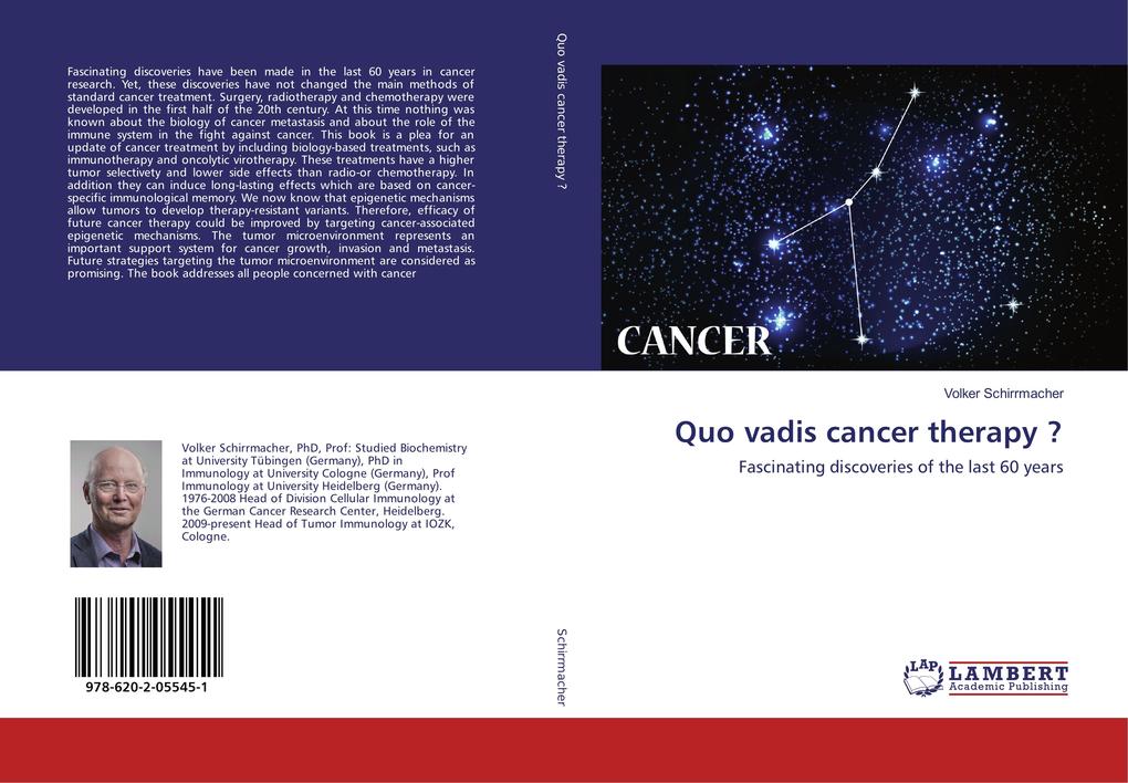 Quo vadis cancer therapy ?: Fascinating discoveries of the last 60 years