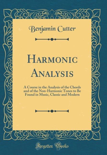 Harmonic Analysis als Buch von Benjamin Cutter - Forgotten Books