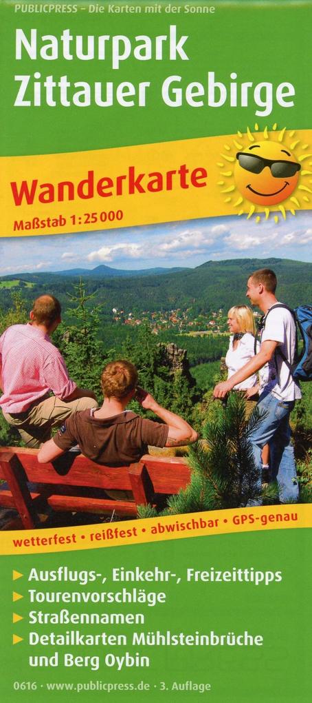Naturpark Zittauer Gebirge 1:25 000