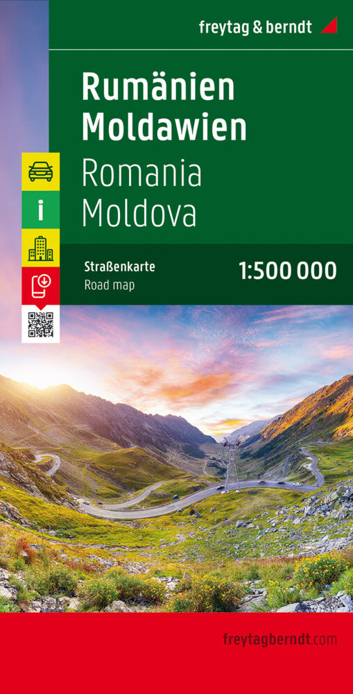 Rumänien - Moldawien Straßenkarte 1:500.000 freytag & berndt