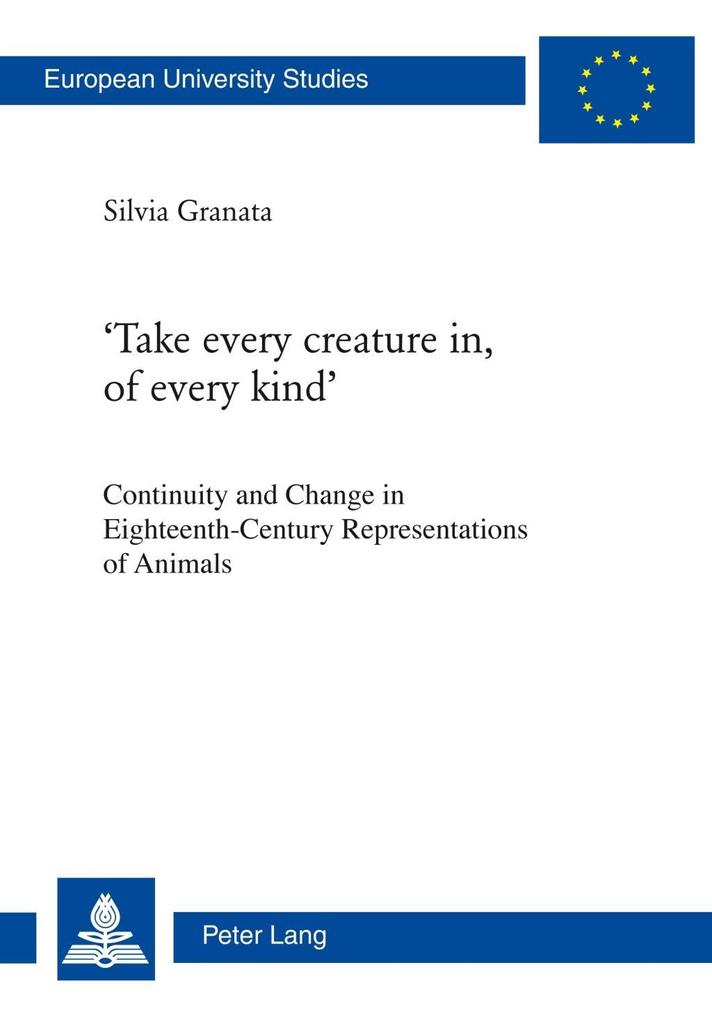 'Take every creature in of every kind' - Silvia Granata