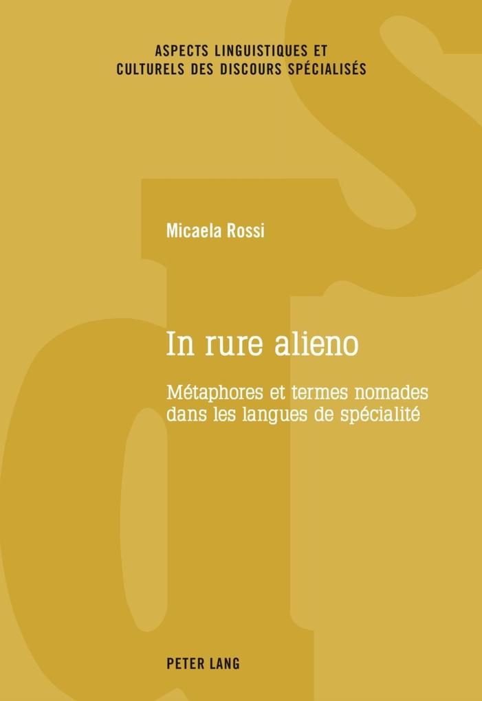 In rure alieno als eBook von Micaela Rossi - Peter Lang AG, Internationaler Verlag der Wissenschaften
