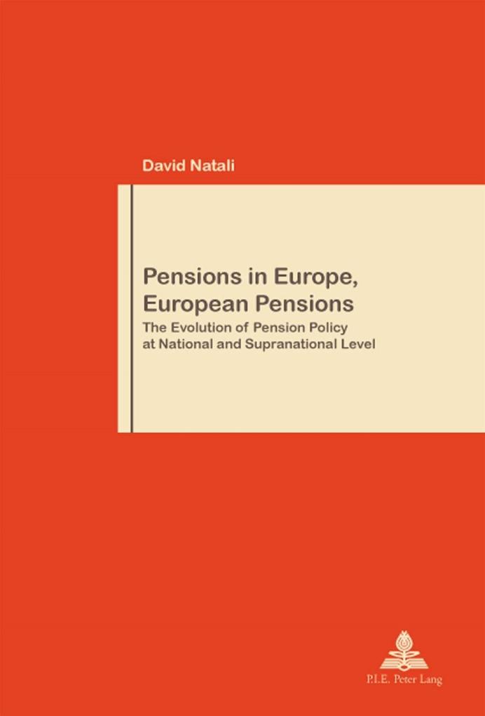 Pensions in Europe, European Pensions als eBook von David Natali - Peter Lang AG, Internationaler Verlag der Wissenschaften