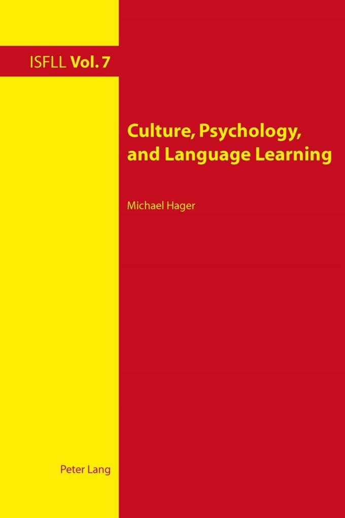 Culture Psychology and Language Learning
