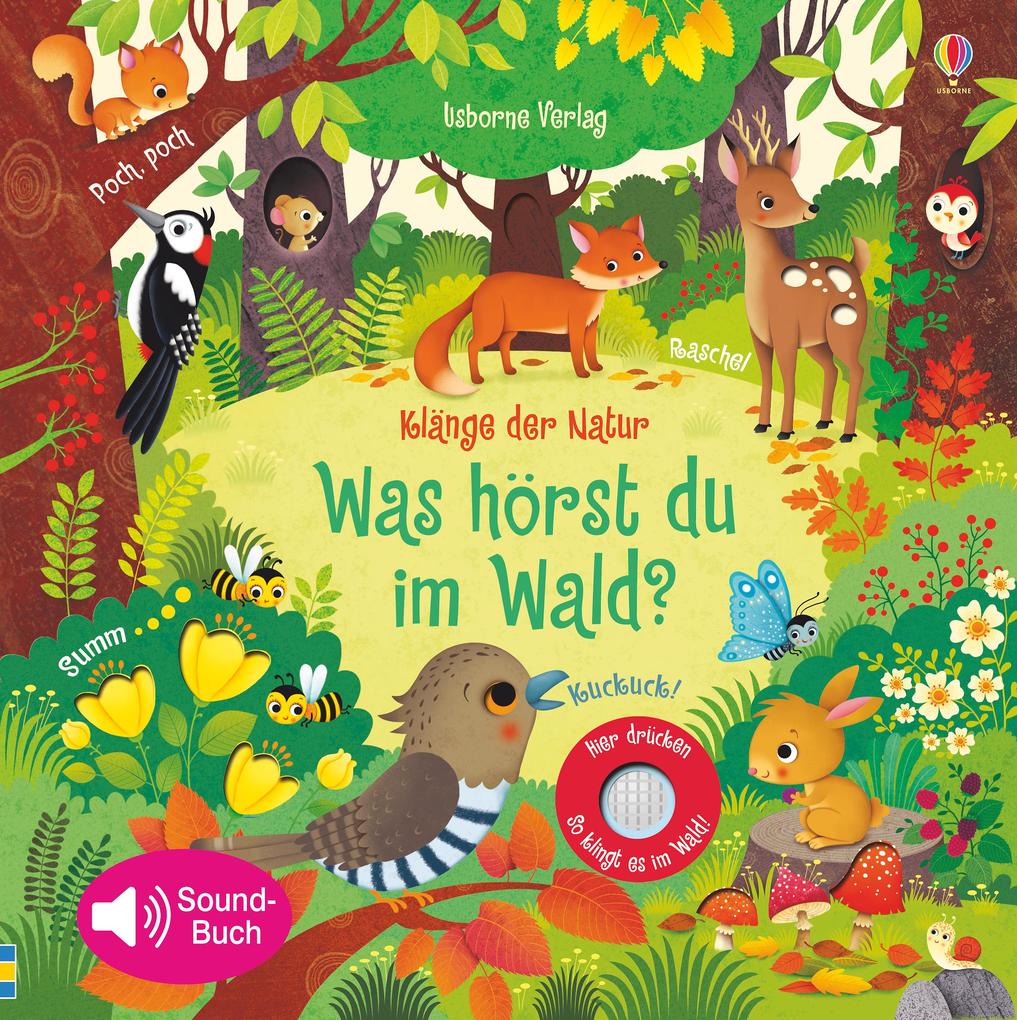 Usborne Verlag Klänge Der Natur: Was Hörst Du Im Wald? (Mängelexemplar) - Image 10