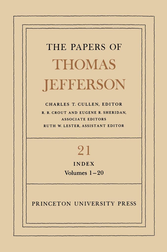 The Papers of Thomas Jefferson Volume 21 - Thomas Jefferson