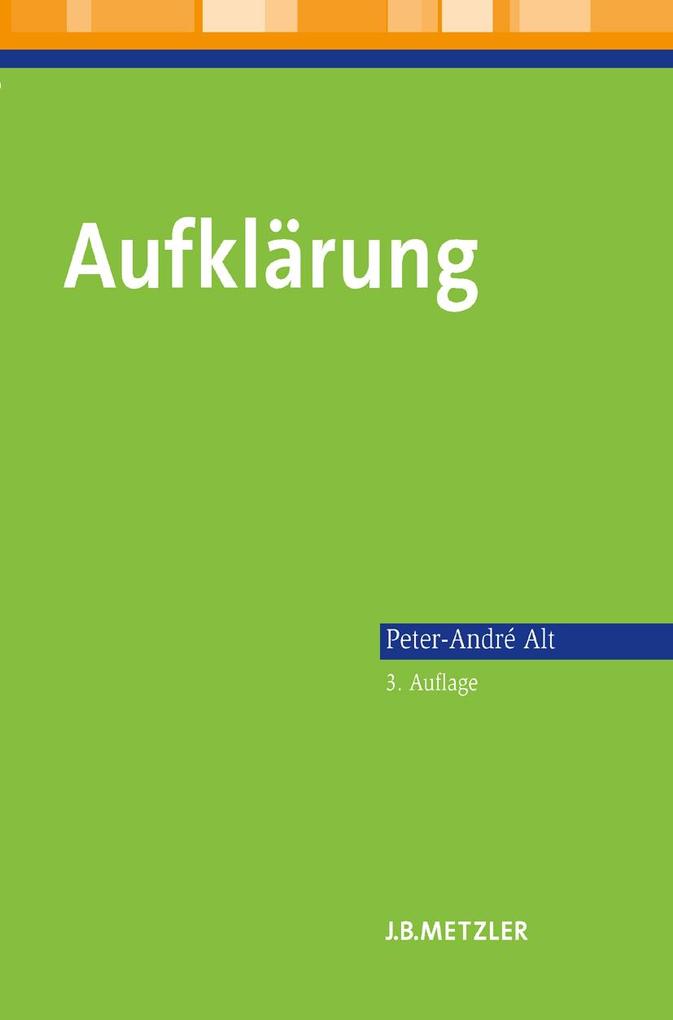 Aufklärung - Peter-André Alt