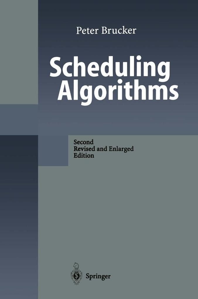 Scheduling Algorithms - Peter Brucker