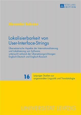 Lokalisierbarkeit von User-Interface-Strings - Alexander Behrens