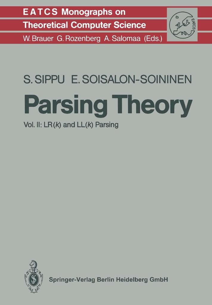 Parsing Theory - Seppo Sippu/ Eljas Soisalon-Soininen