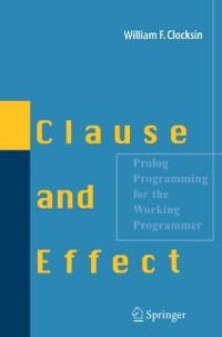 Clause and Effect - William F. Clocksin
