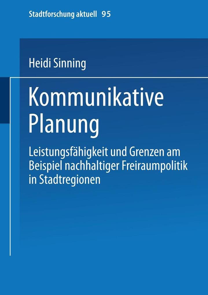Kommunikative Planung - Heidi Sinning