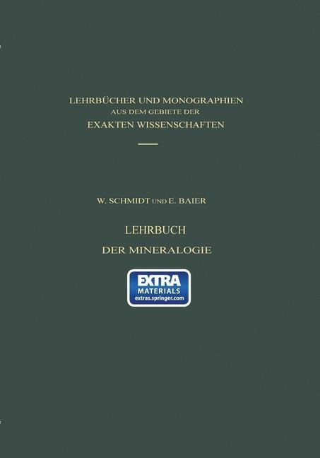 Lehrbuch der Mineralogie - Baier/ W. Schmidt