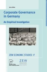 Corporate Governance in Germany - Jens Köke