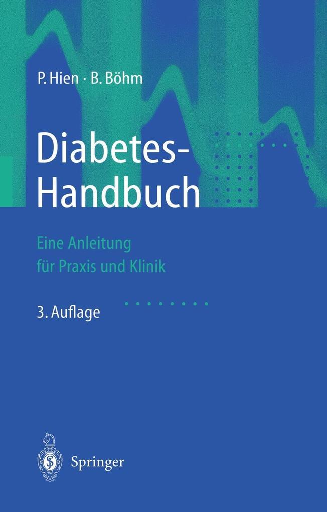 Diabetes-Handbuch - Bernhard Böhm/ Peter Hien