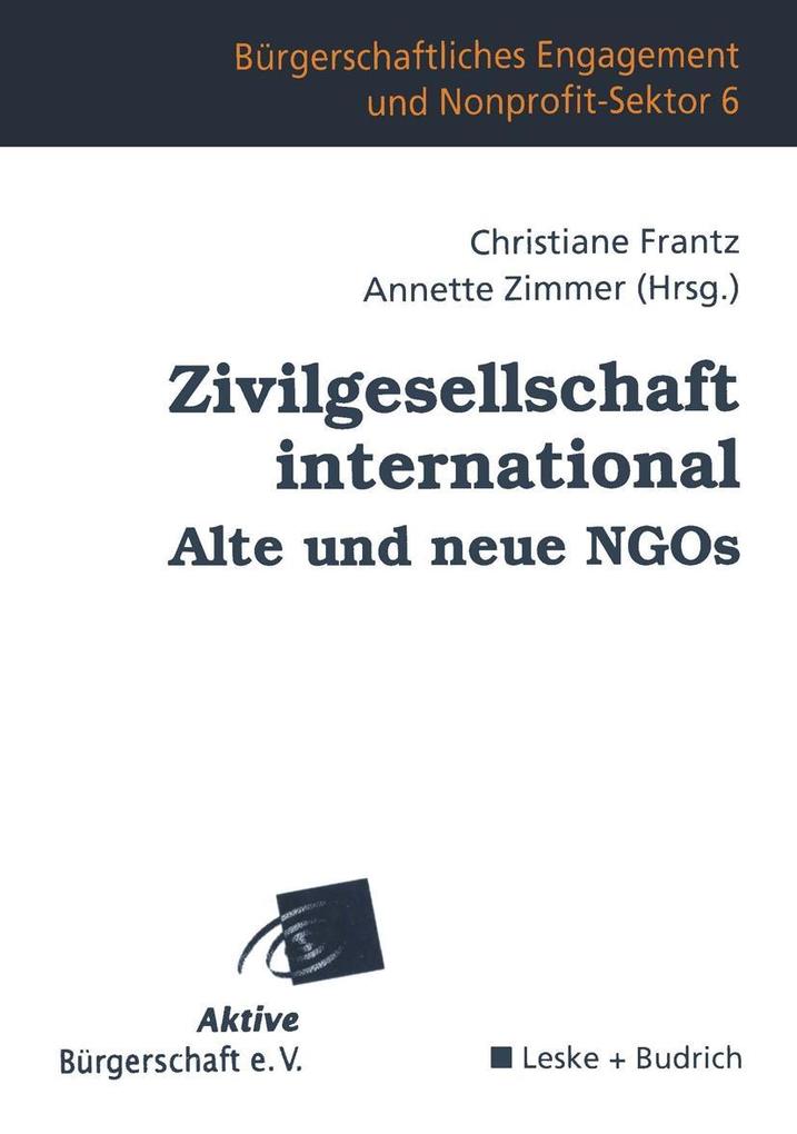 Zivilgesellschaft international Alte und neue NGOs