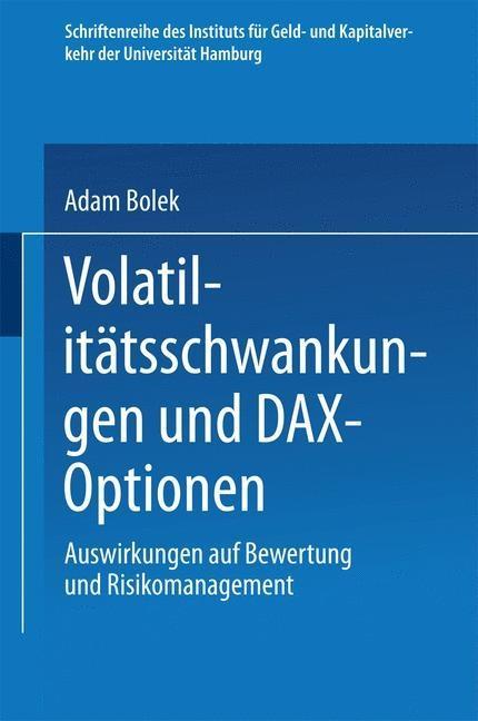 Volatilitätsschwankungen und DAX-Optionen