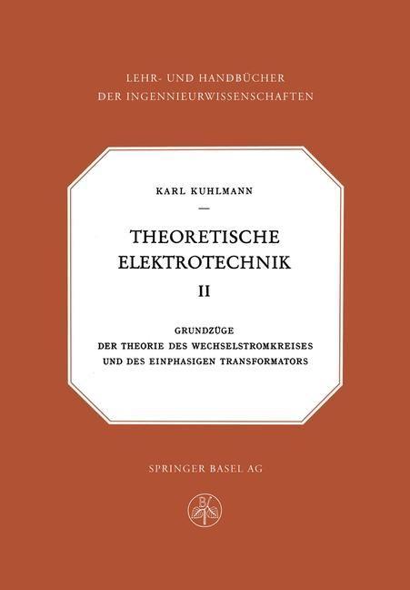 Theoretische Elektrotechnik - K. Kuhlmann