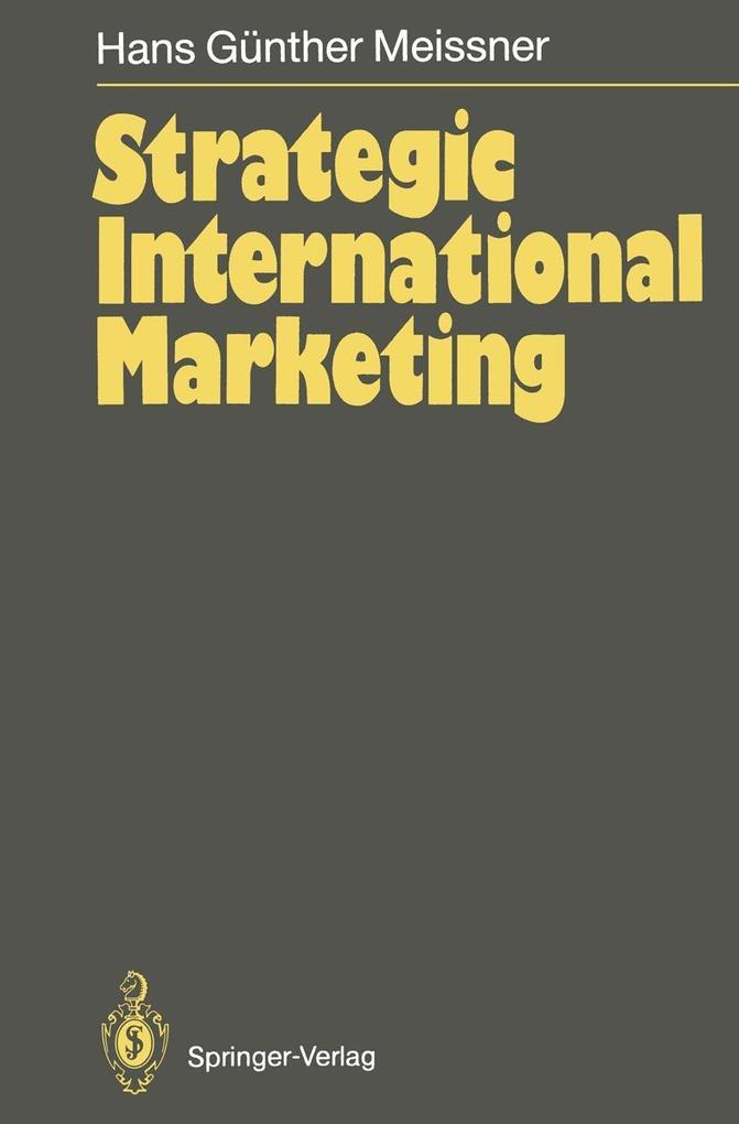 Strategic International Marketing - Hans G. Meissner