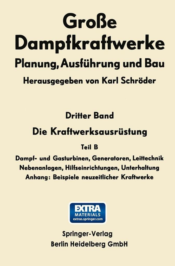 Die Kraftwerksausrüstung - Karl Schröder