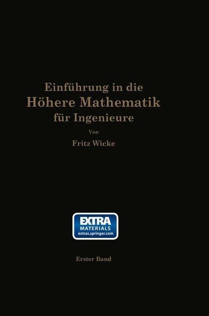 Einführung in die höhere Mathematik - Fritz Wicke