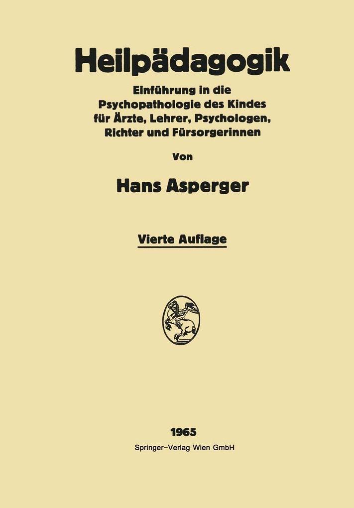 Heilpädagogik - Hans Asperger