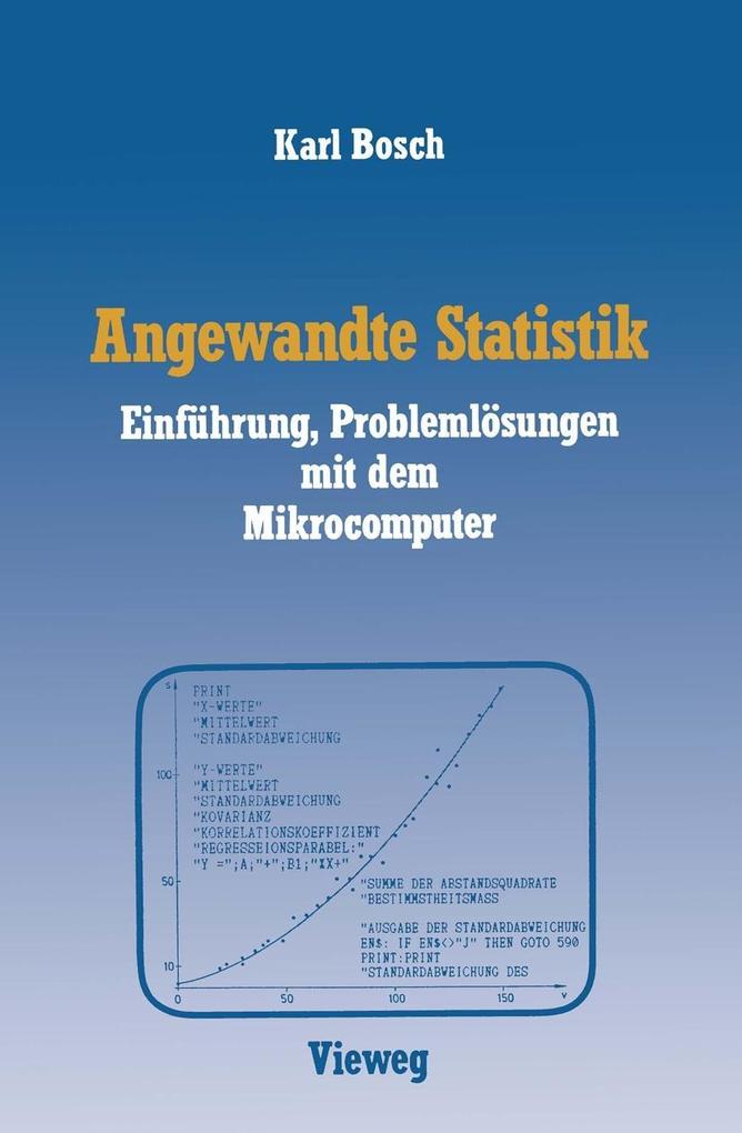Angewandte Statistik - Karl Bosch