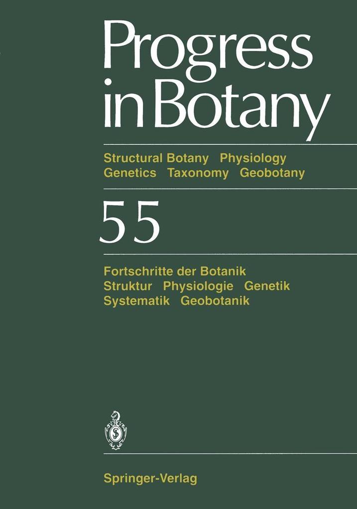 Progress in Botany - Wolfram Beyschlag