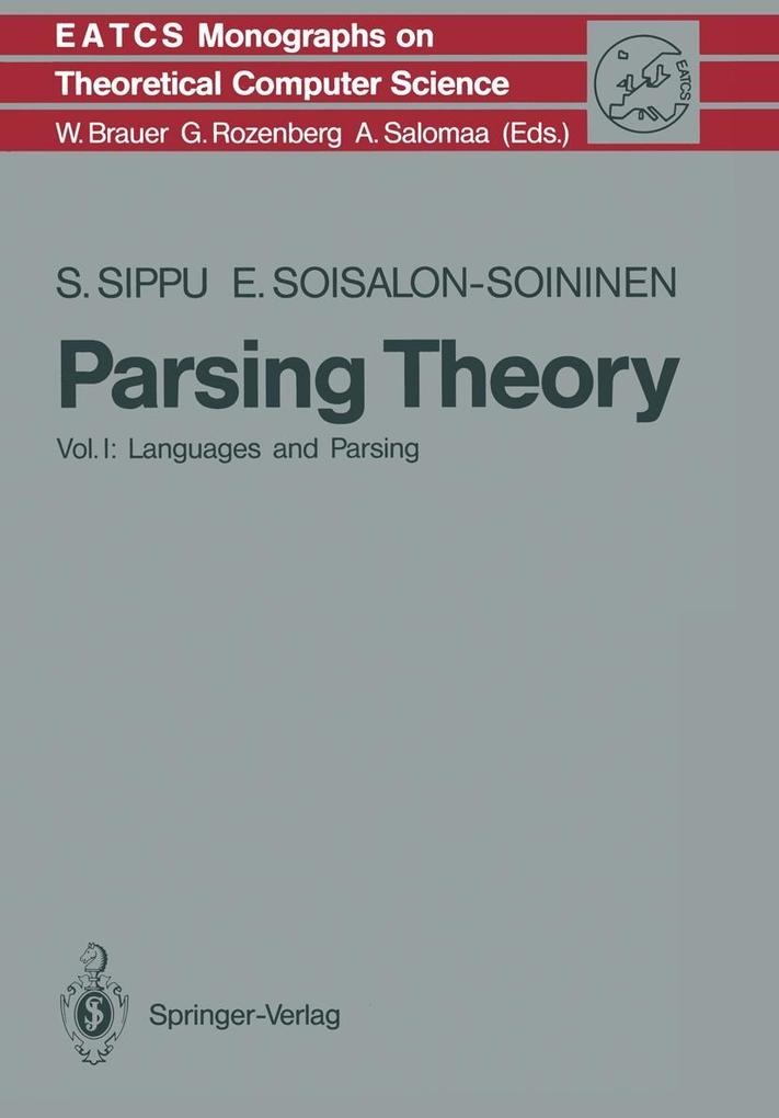 Parsing Theory - Seppo Sippu/ Eljas Soisalon-Soininen