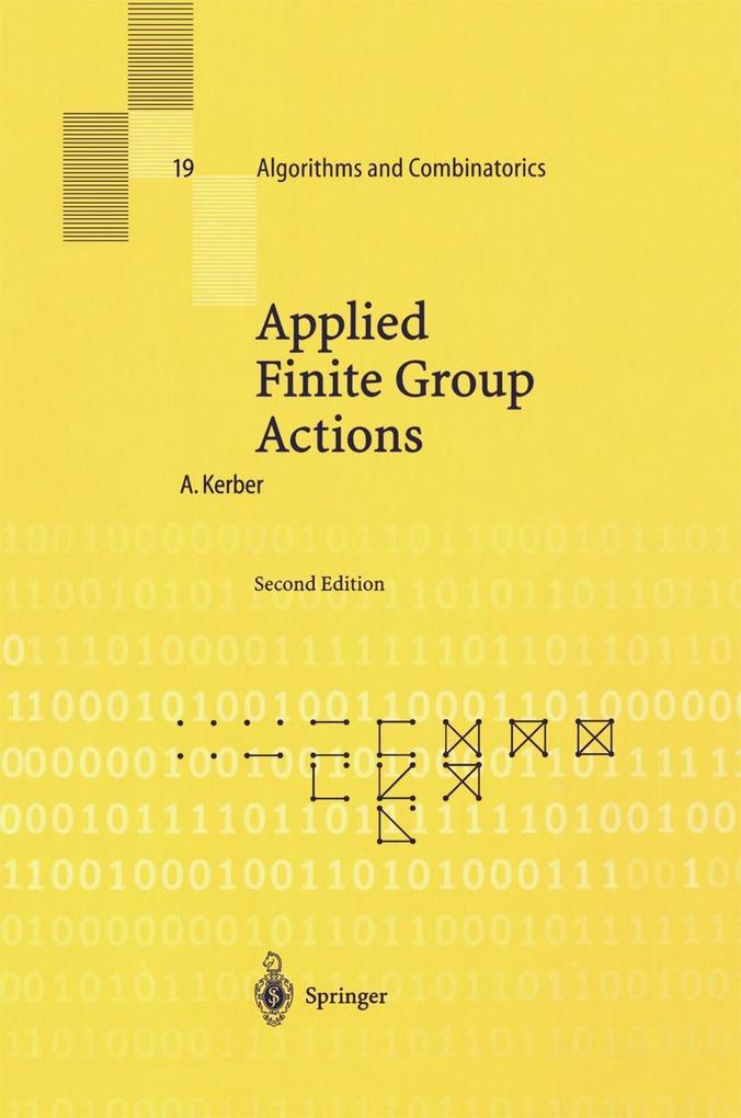 Applied Finite Group Actions - Adalbert Kerber