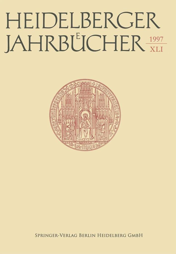 Heidelberger Jahrbücher
