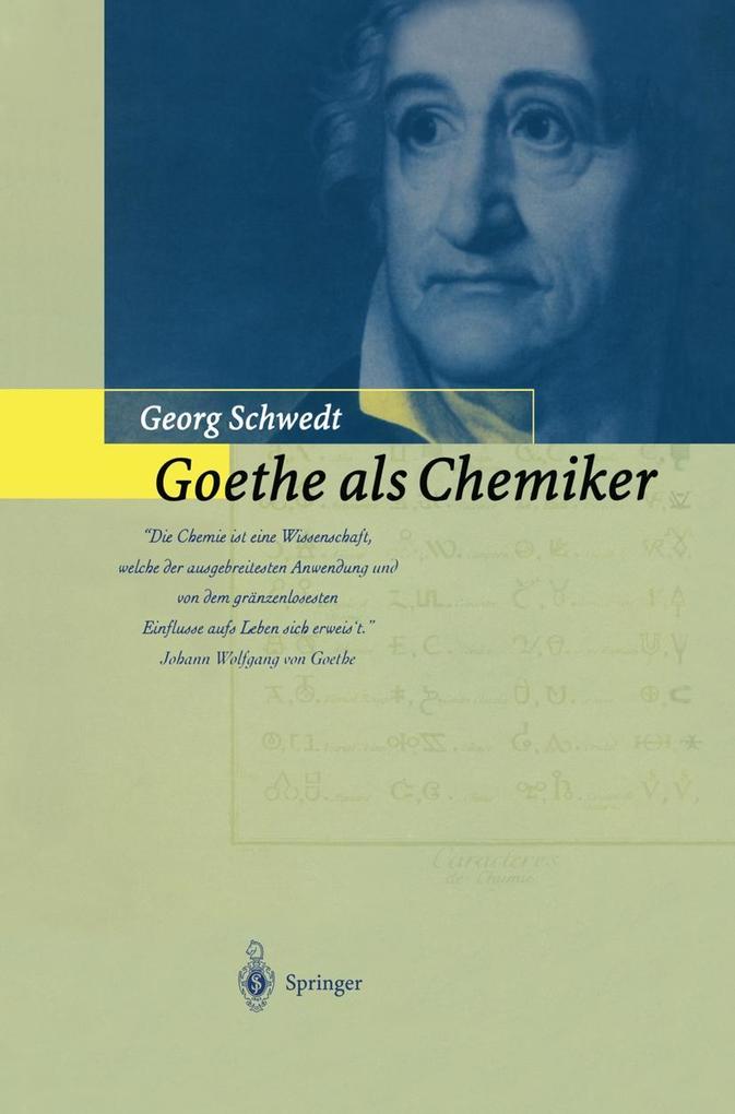 Goethe als Chemiker - Georg Schwedt
