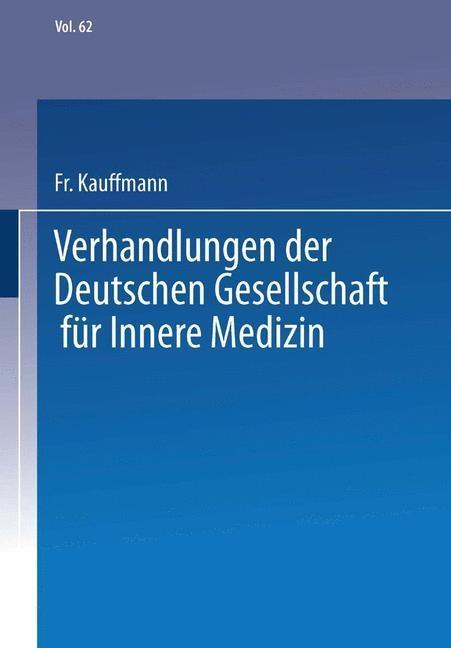 Verhandlungen der Deutschen Gesellschaft für Innere Medizin - Fr. Kauffmann