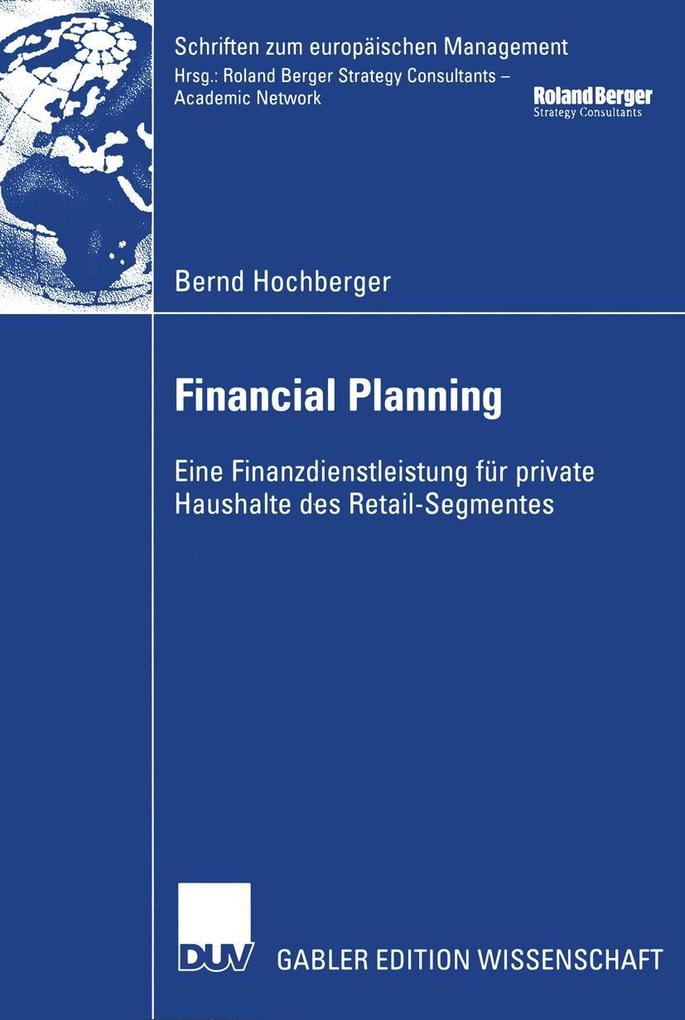 Financial Planning - Bernd Hochberger