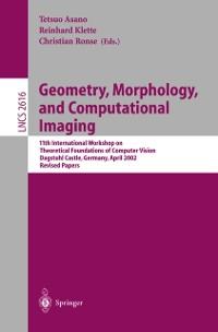 Geometry Morphology and Computational Imaging