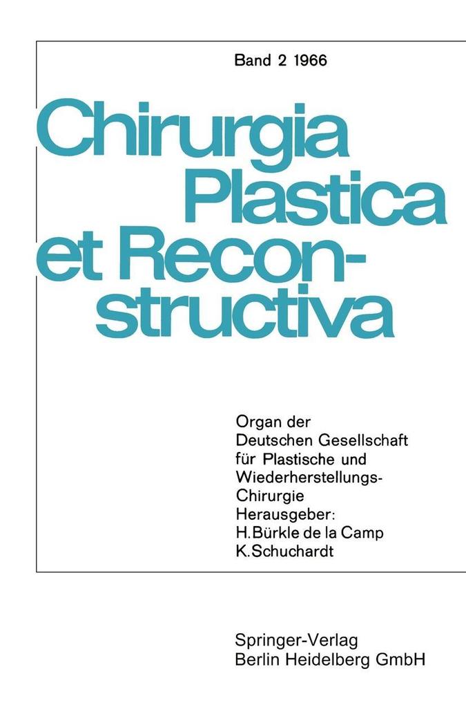 Chirurgia Plastica et Reconstructiva - W. Axhausen/ D. Buck-Gramcko