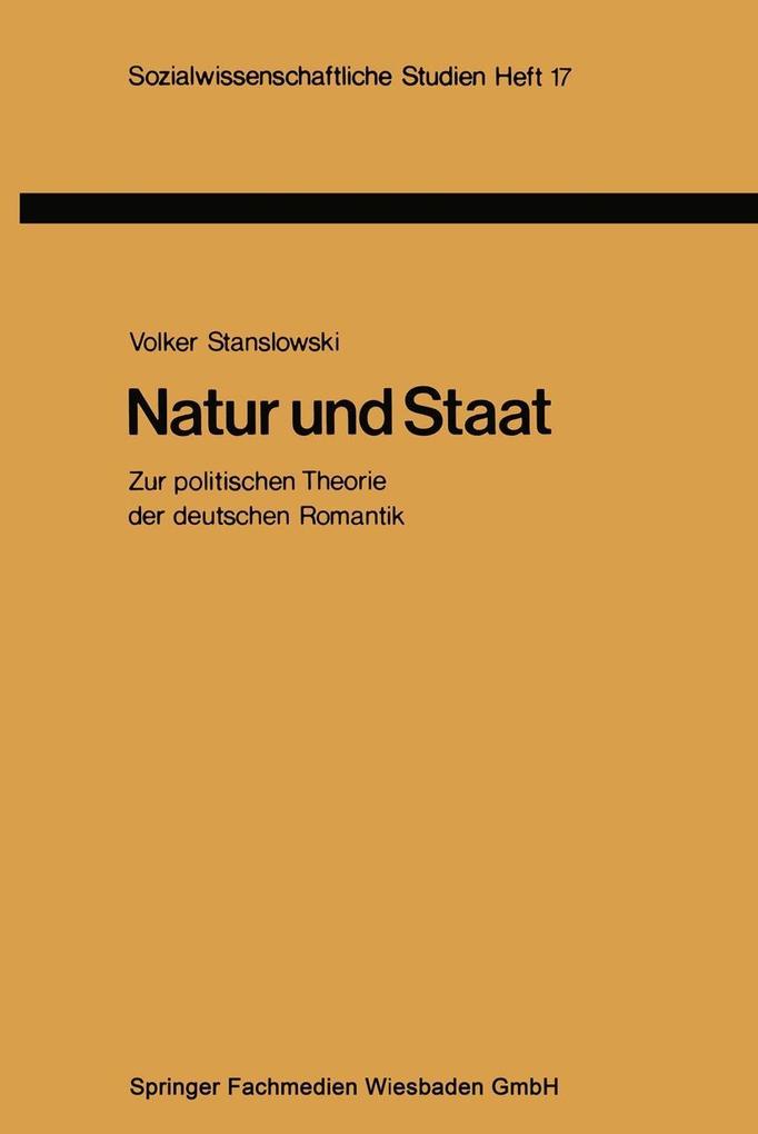 Natur und Staat - Volker Stanslowski