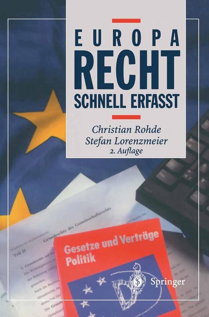 Europarecht - Stefan Lorenzmeier/ Christian Rohde