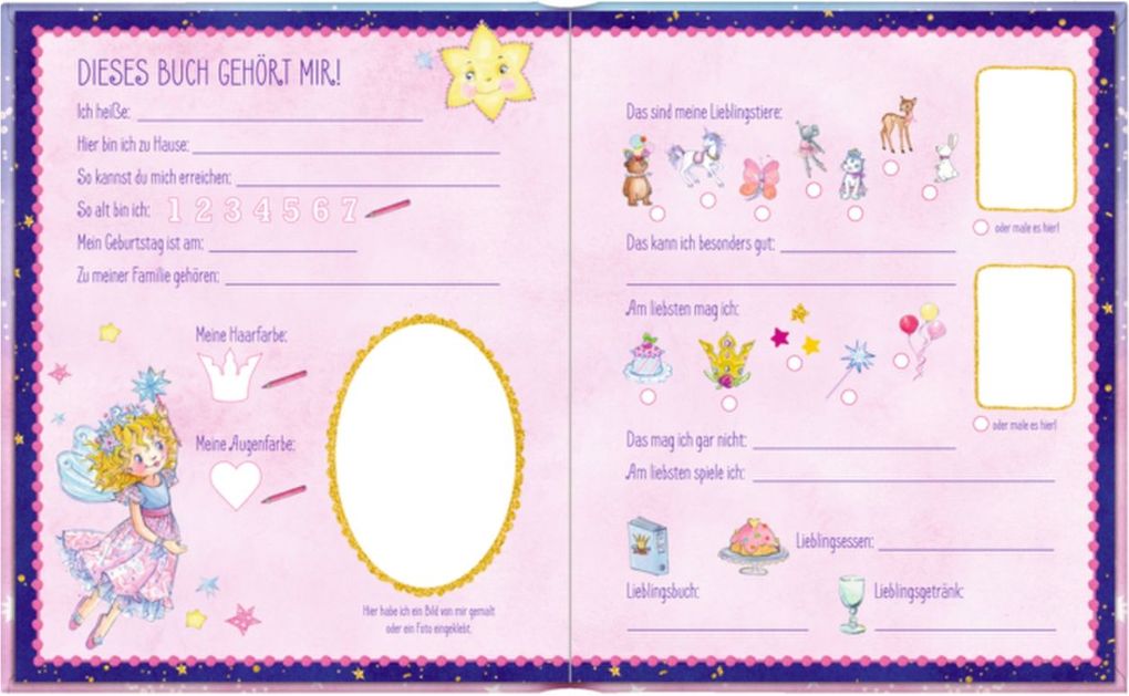 Meine Kindergartenfreunde Freundebuch Prinzessin Lillifee 