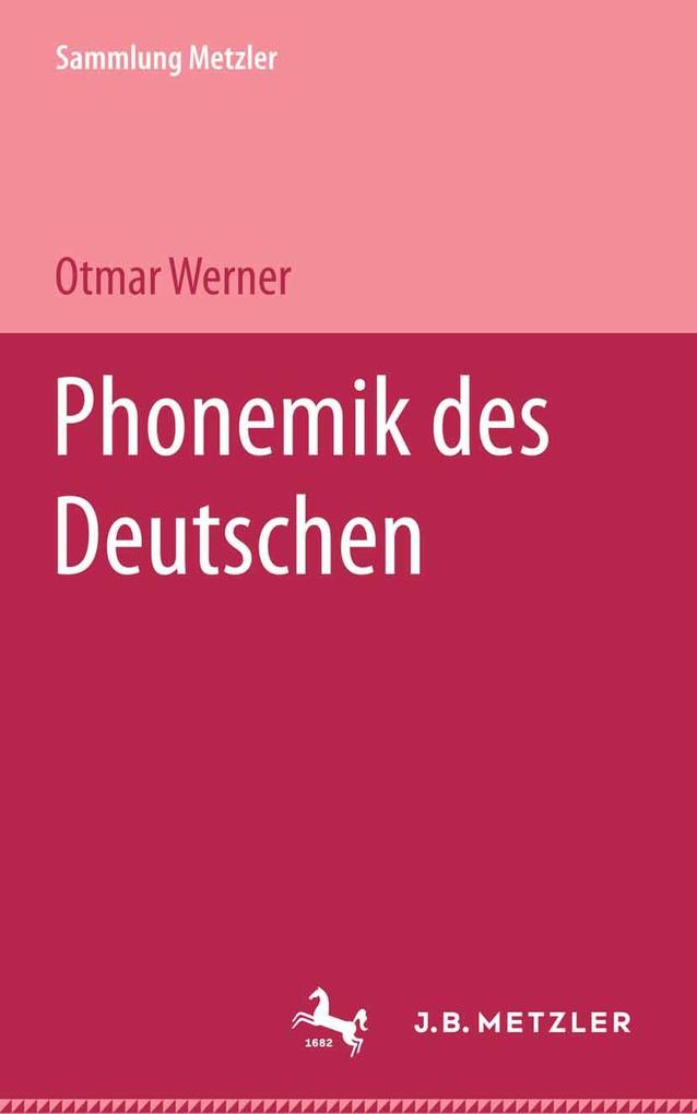Phonemik des Deutschen - Otmar Werner