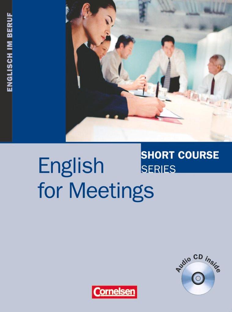 Cornelsen Verlag Gmbh Short Courses. English For Meetings - Bild 4