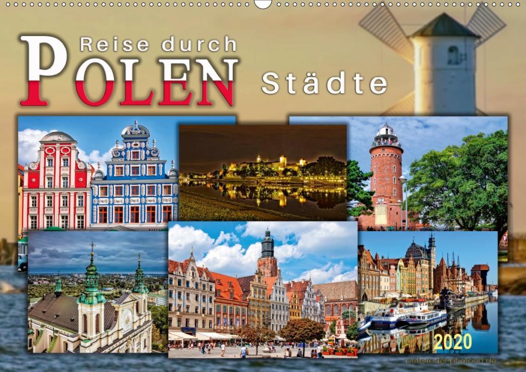Reise durch Polen - Städte (Wandkalender 2020 DIN A2 quer)