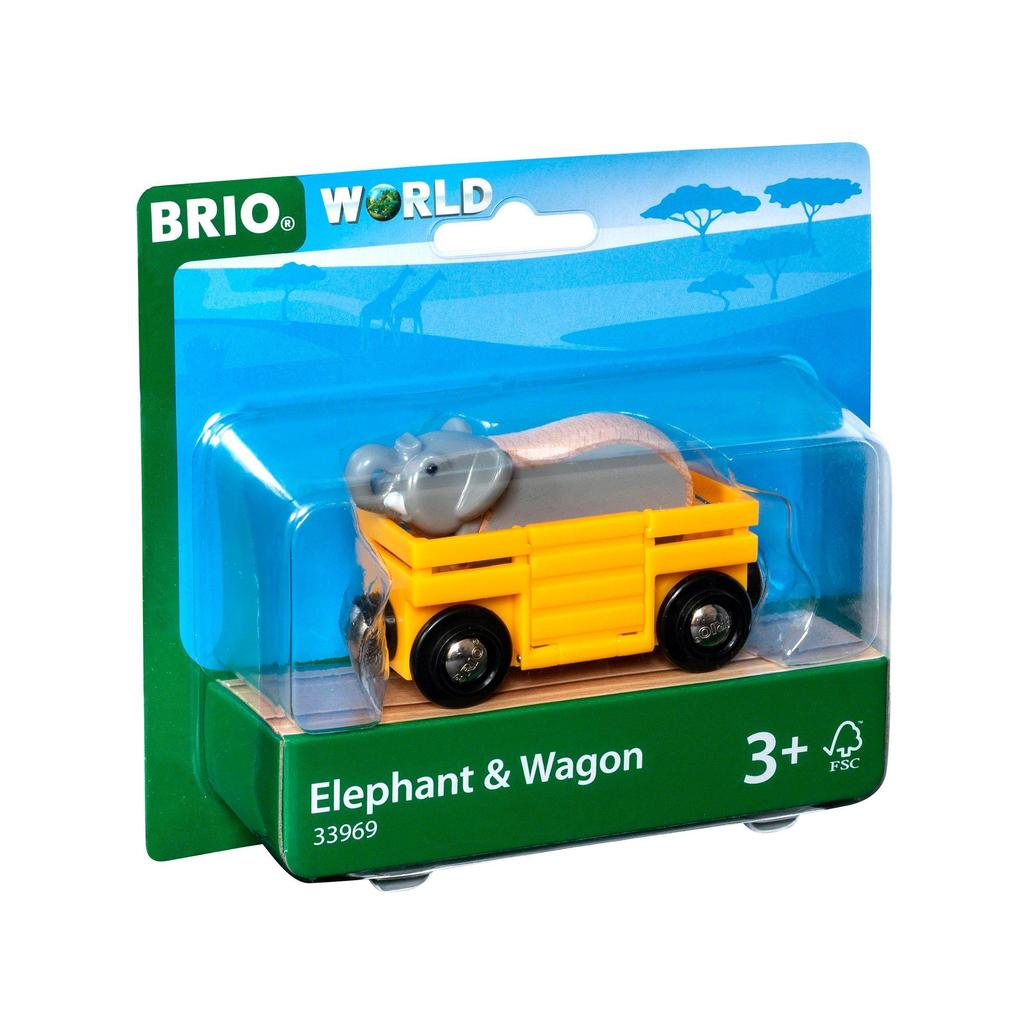 Tierwaggon Elefant RW Rolling Stock | Spiel | BRIO World | 63396900 | Englisch - Image 15