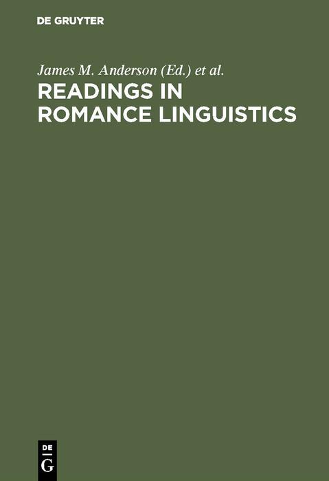 Readings in Romance Linguistics