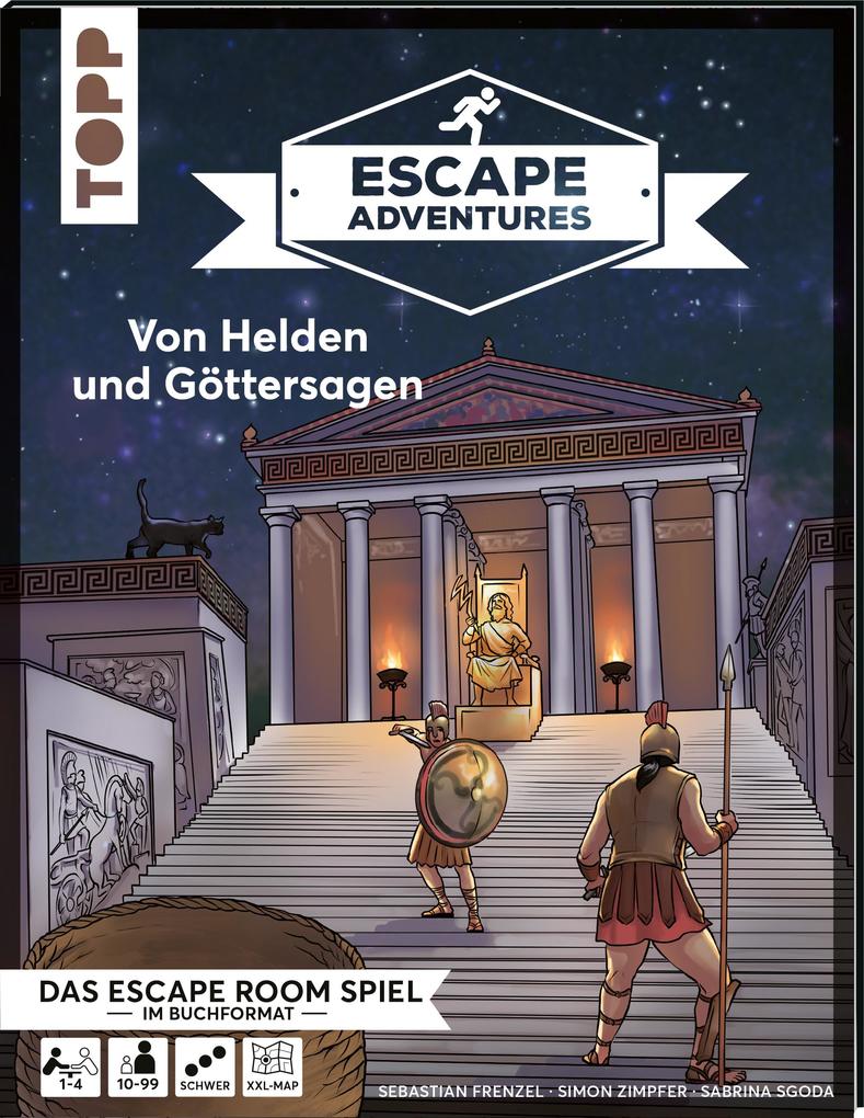 Escape Adventures - Von Helden und Göttersagen - Sebastian Frenzel/ Simon Zimpfer/ Sabrina Sgoda