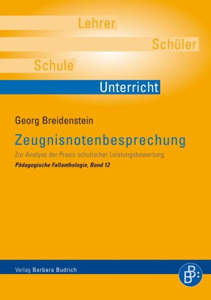 Zeugnisnotenbesprechung - Georg Breidenstein
